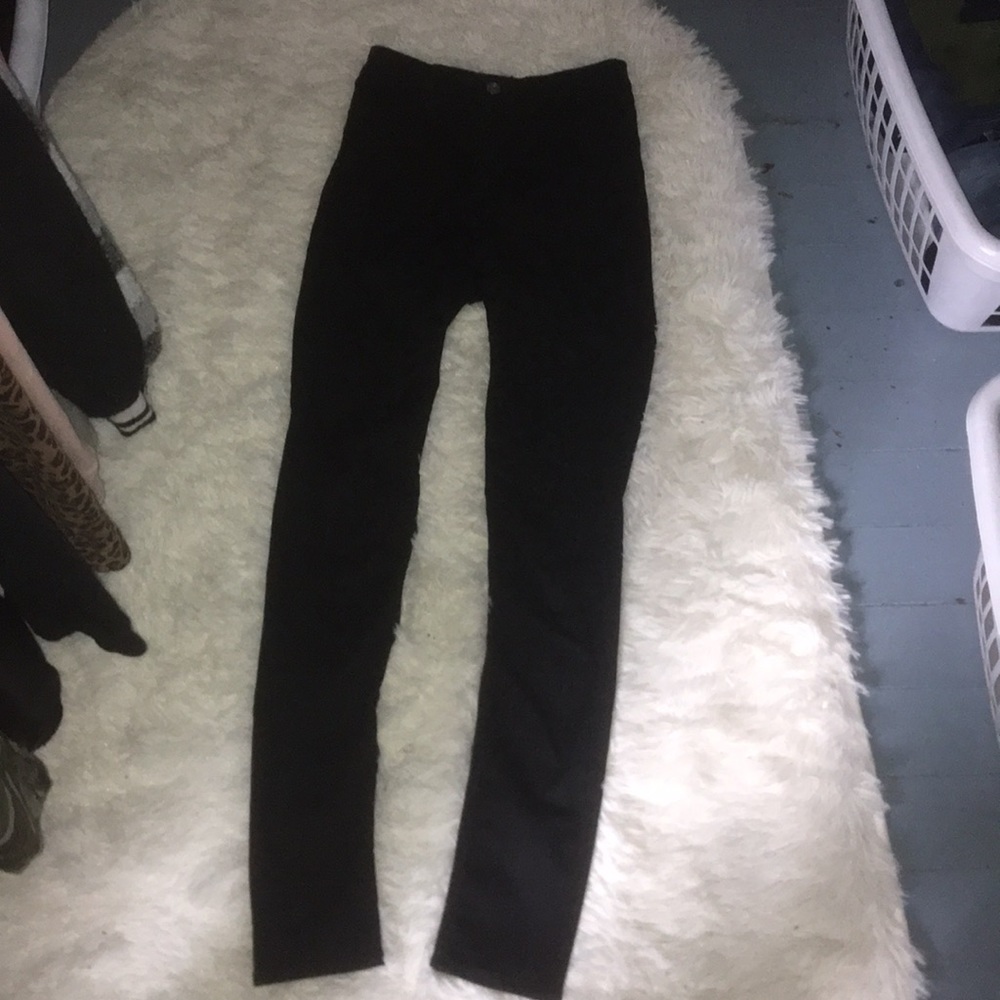 Black jeggings